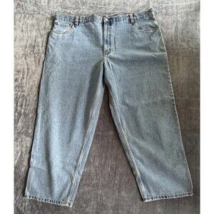 Basic Editions Relaxed Fit Men’s 48W X 30L Denim Blue light Jeans Classic NWT